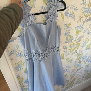 Ted Baker Blue Dress (Size 2)